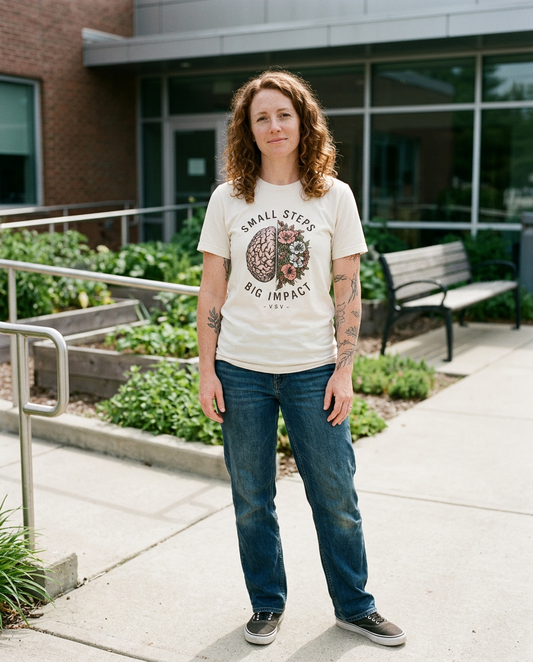 Small Steps. Big Impact. | Universal Tee