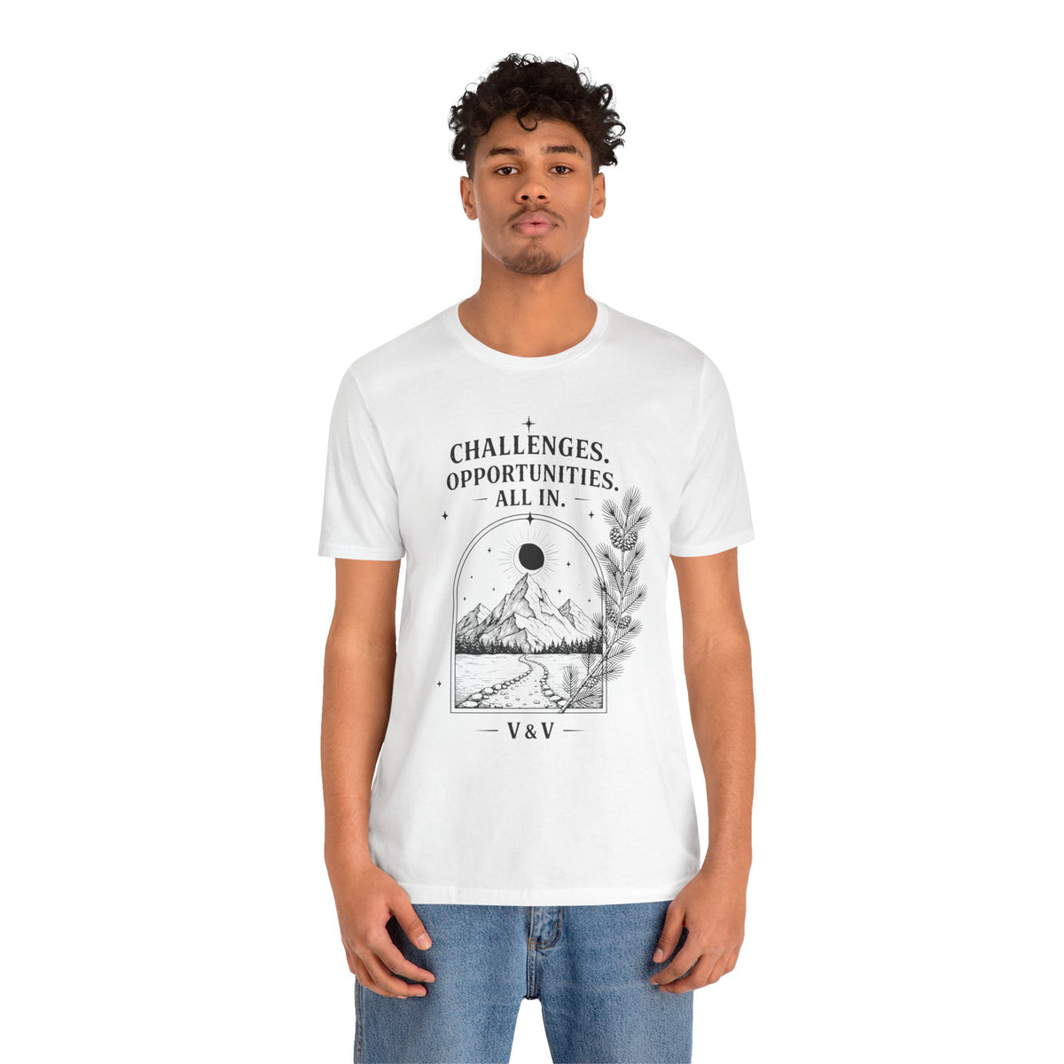 Challenges. Opportunities. | ALL IN Tee | Daybreak Edition