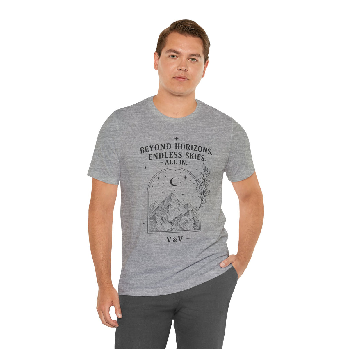 Beyond Horizons. Endless Skies. | ALL IN Tee | Daybreak Edition