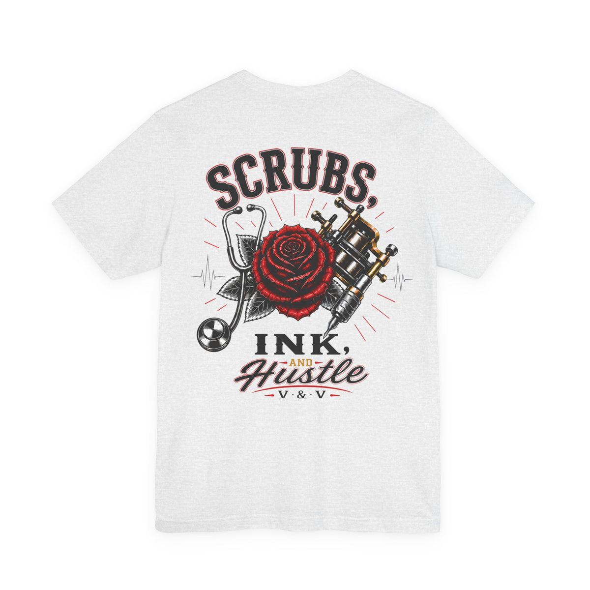Scrubs Ink Hustle Chest Logo Tee