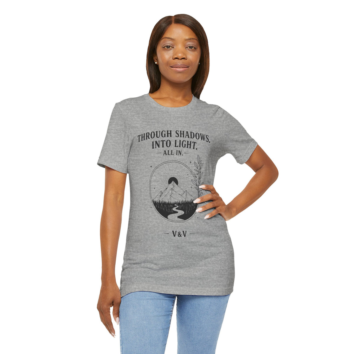 Through Shadows. Into Light. | ALL IN Tee | Daybreak Edition