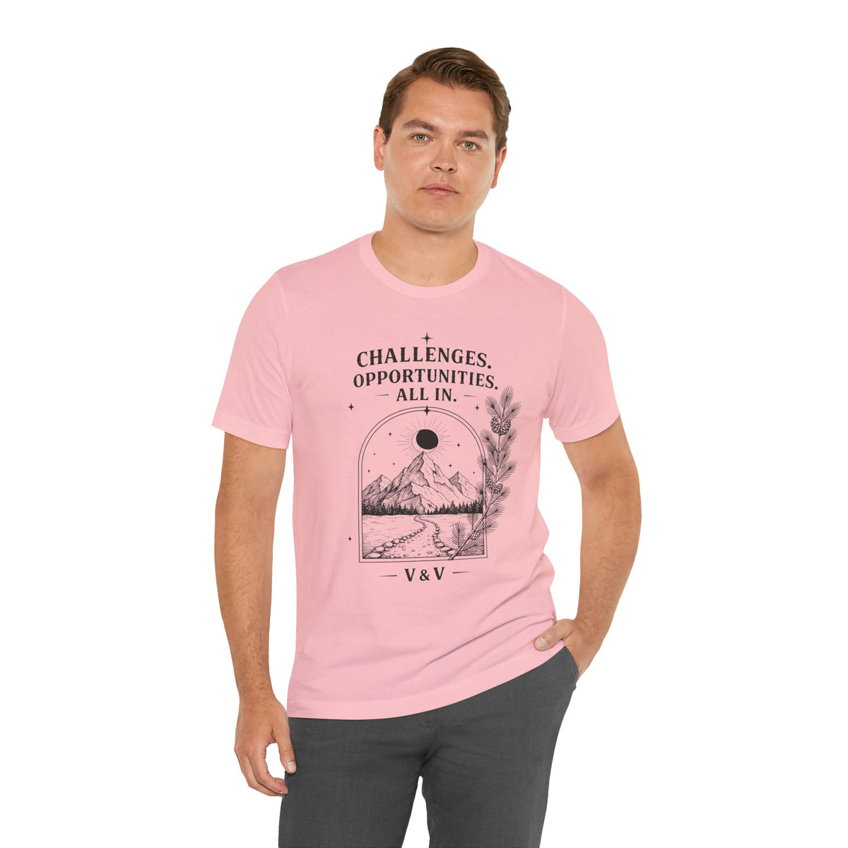 Challenges. Opportunities. | ALL IN Tee | Daybreak Edition