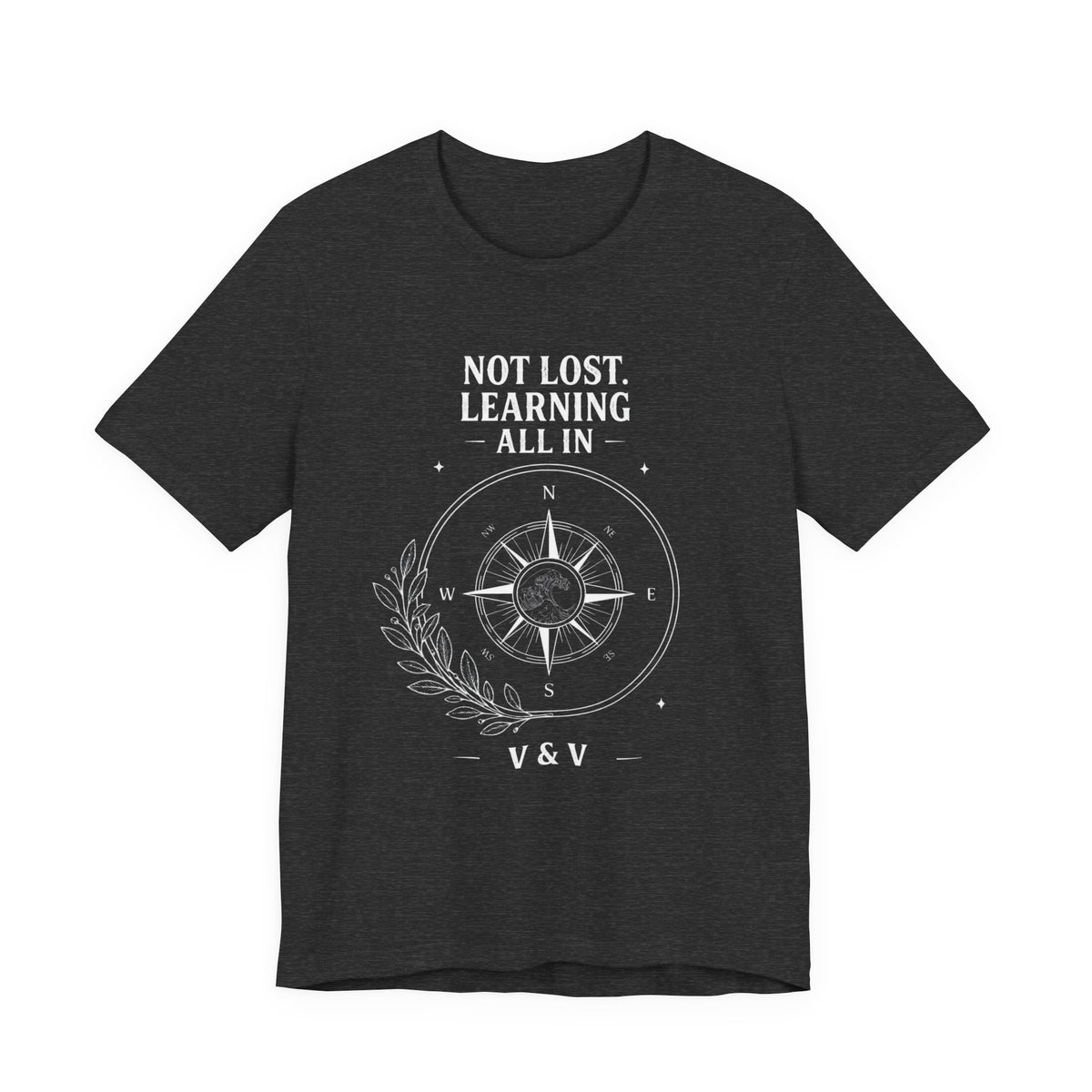 Not Lost. Learning. | ALL IN Tee | Midnight Edition