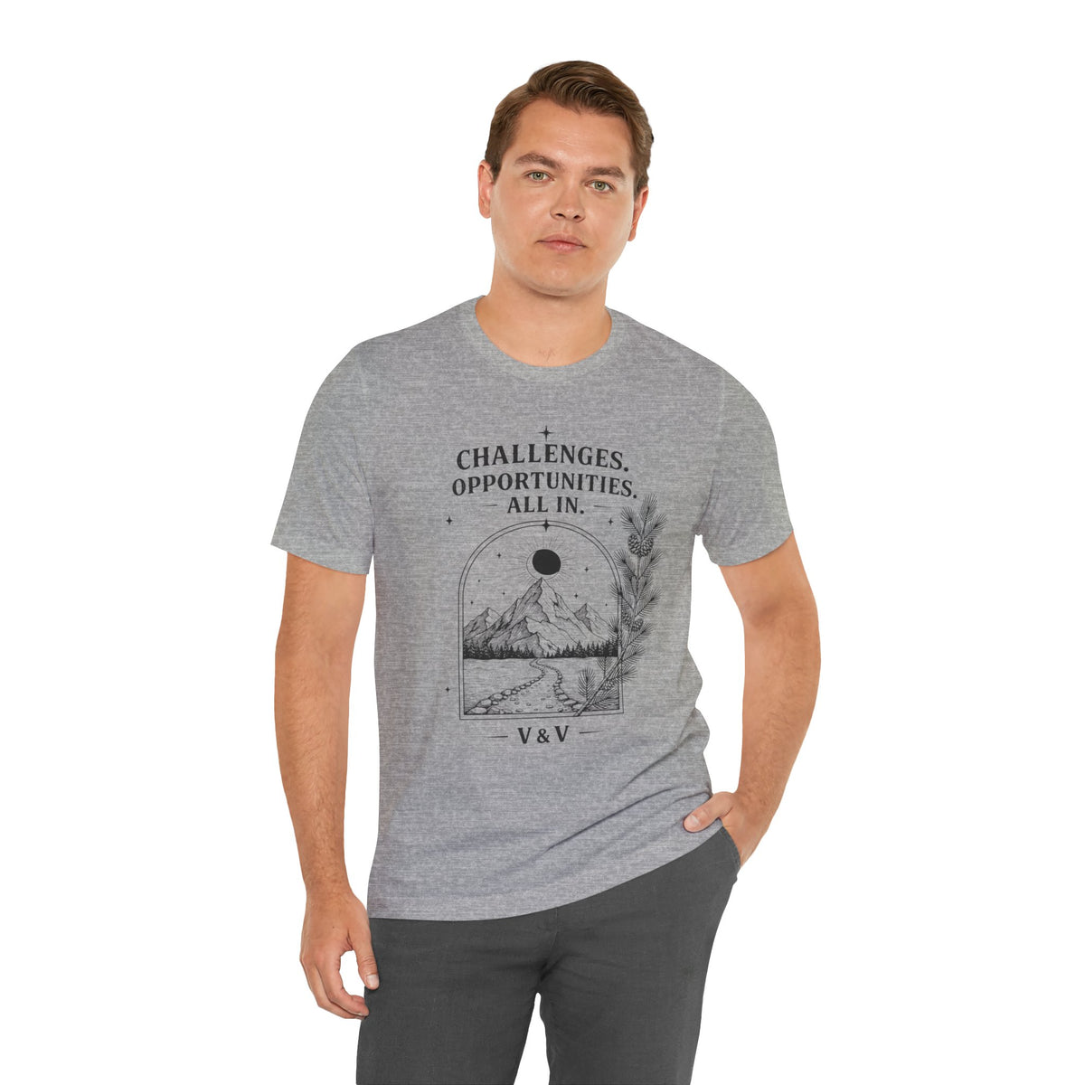 Challenges. Opportunities. | ALL IN Tee | Daybreak Edition