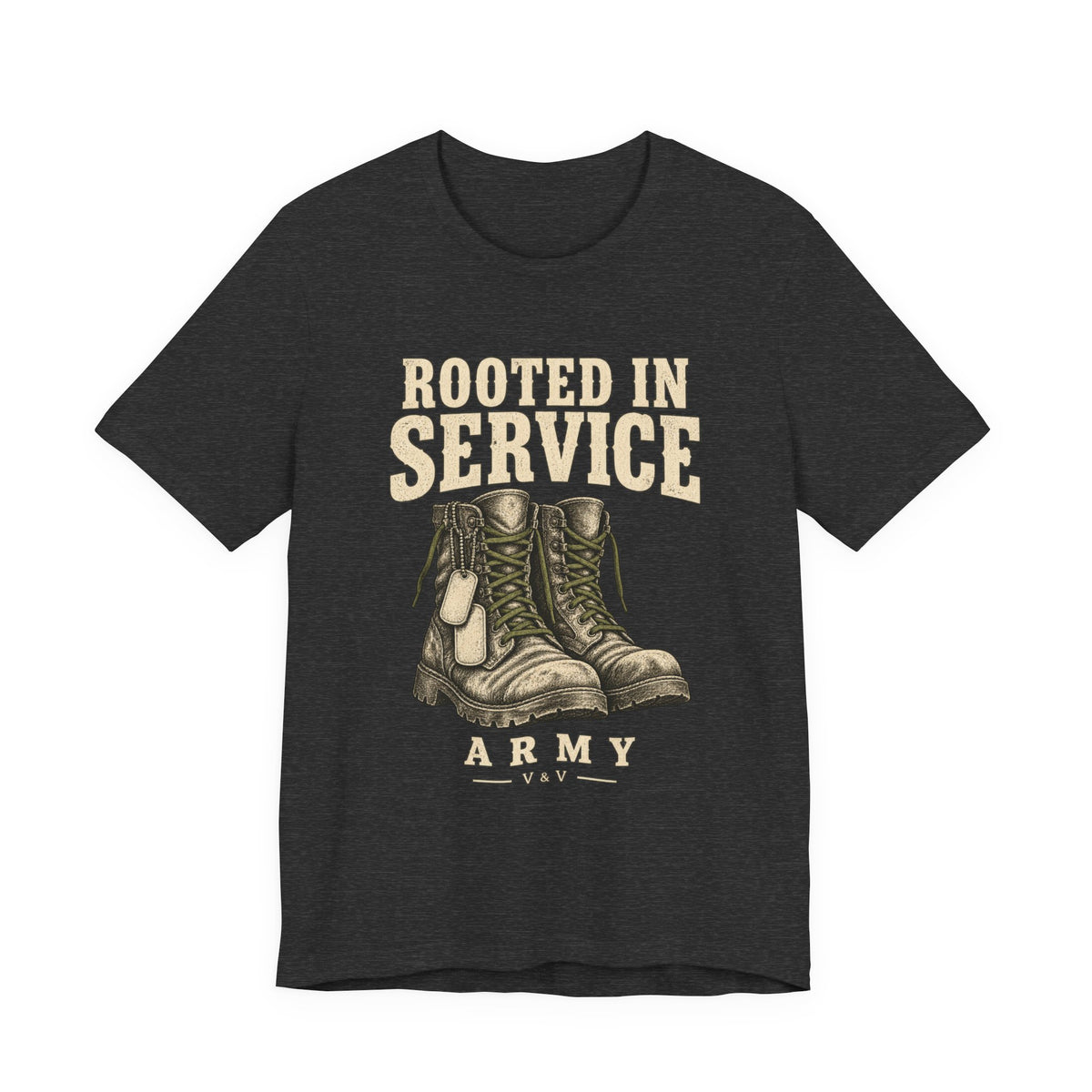 Rooted in Service – Army Tee