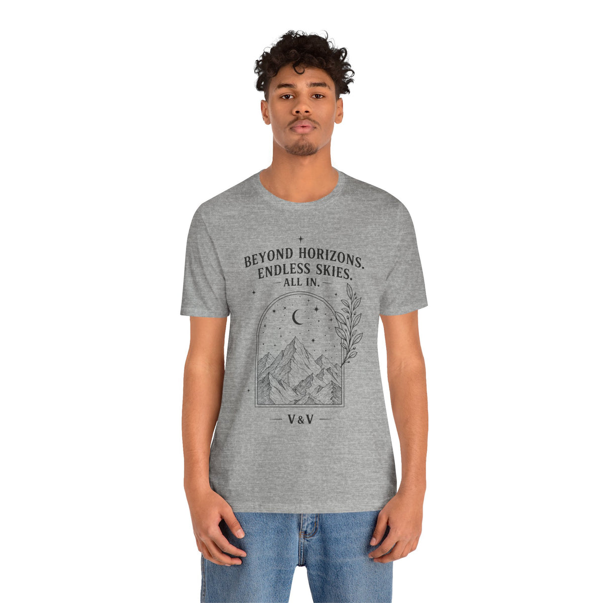 Beyond Horizons. Endless Skies. | ALL IN Tee | Daybreak Edition