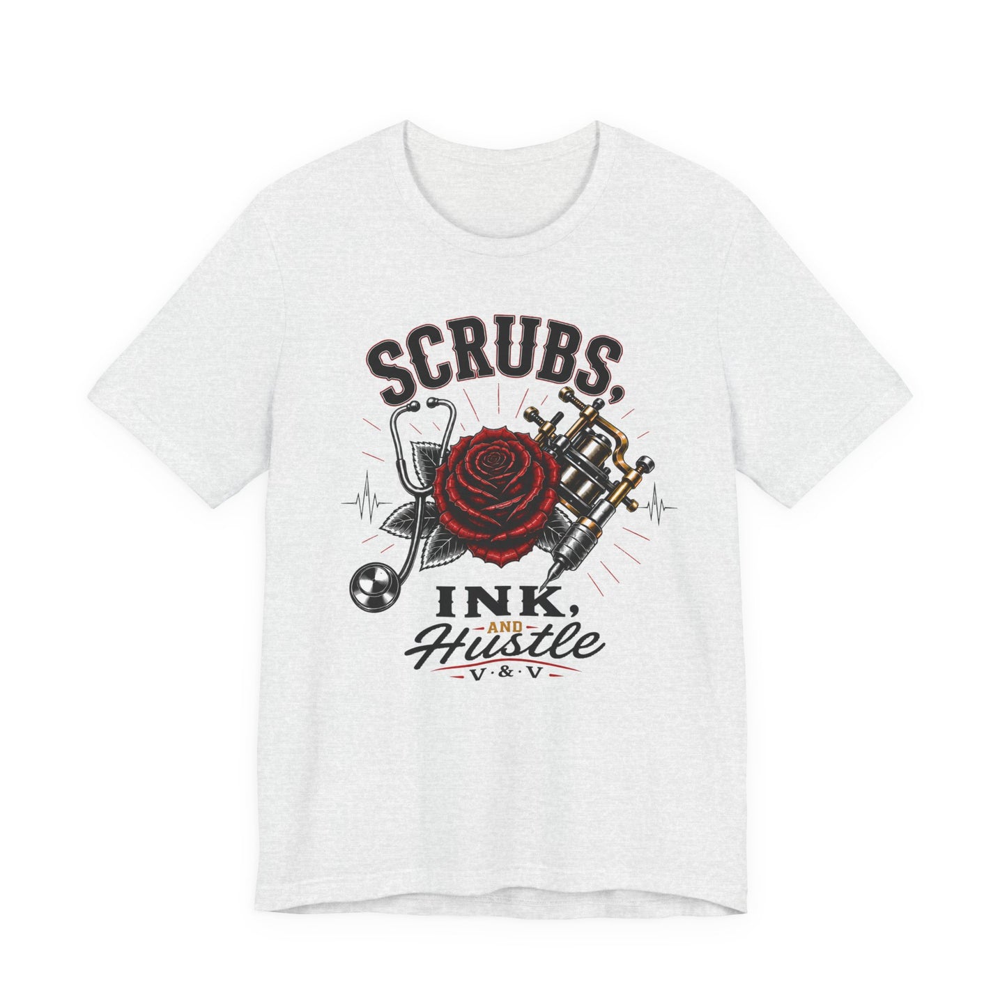 Scrubs. Ink. Hustle. Signature tee