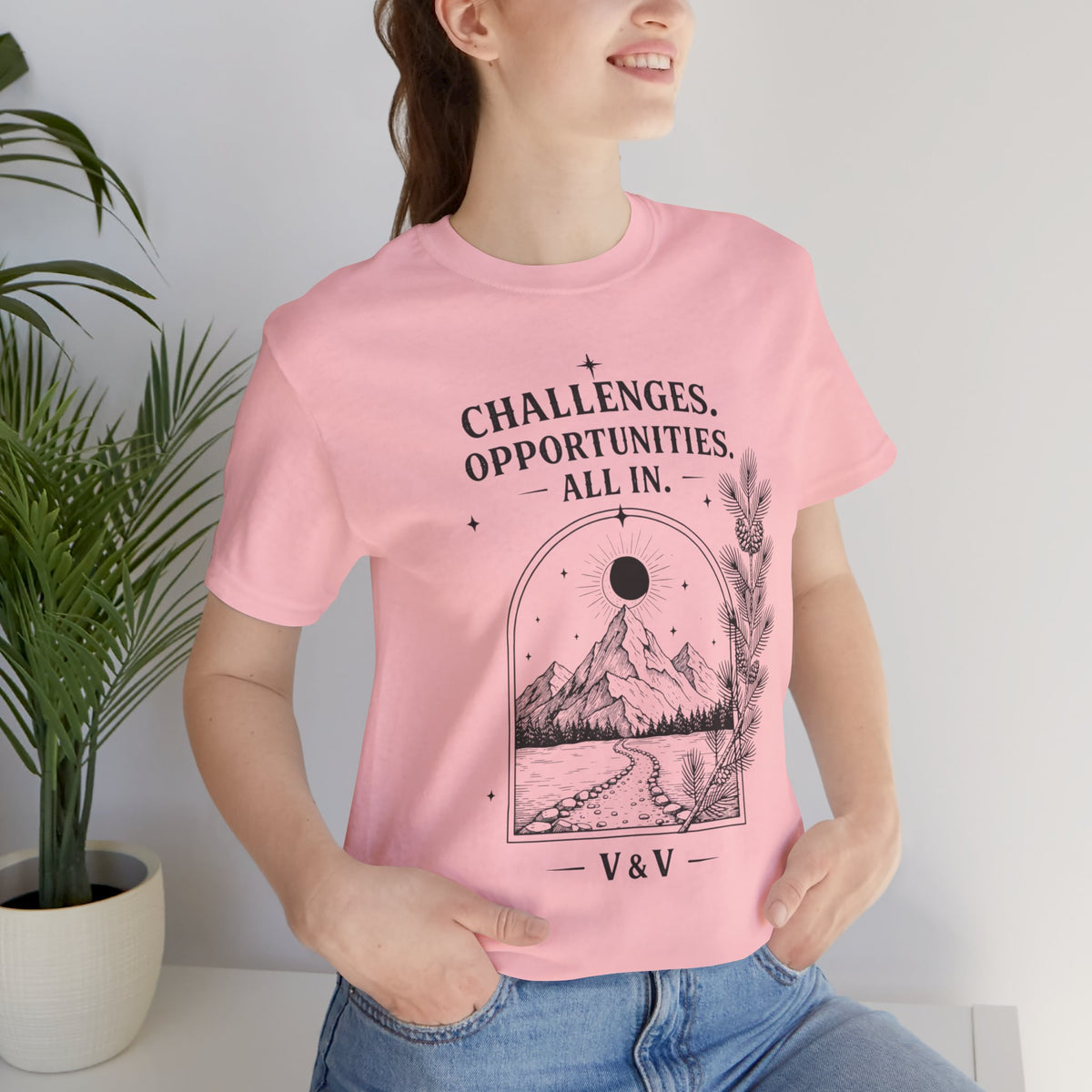 Challenges. Opportunities. | ALL IN Tee | Daybreak Edition