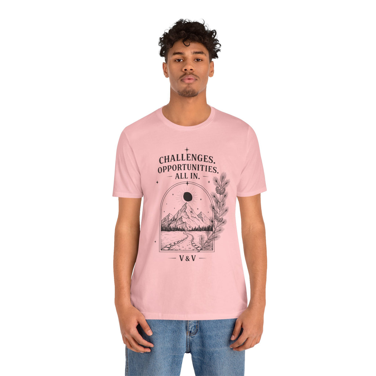 Challenges. Opportunities. | ALL IN Tee | Daybreak Edition