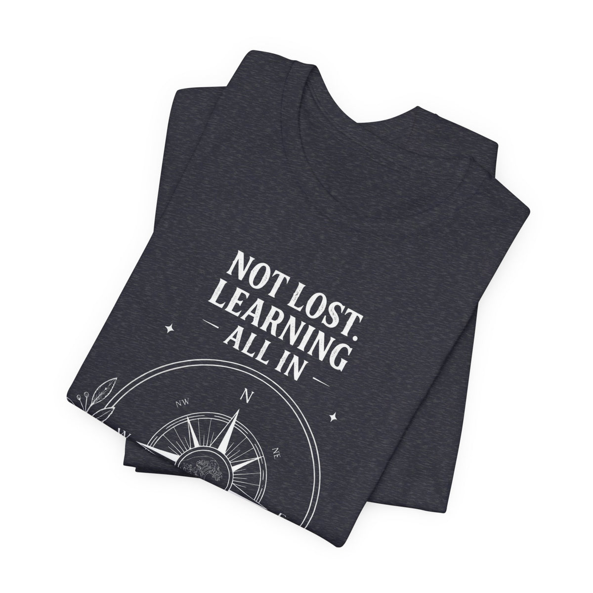 Not Lost. Learning. | ALL IN Tee | Midnight Edition