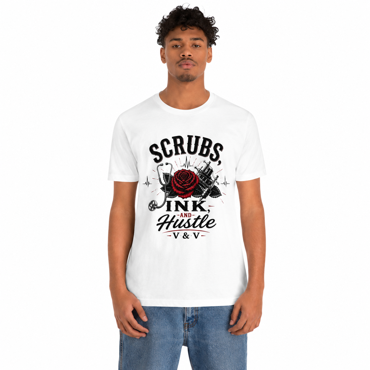 Scrubs Ink & Hustle Tee