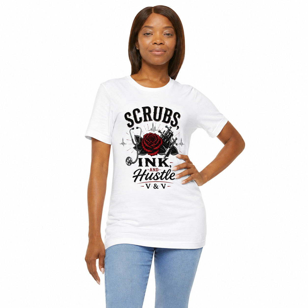 Scrubs Ink & Hustle Tee