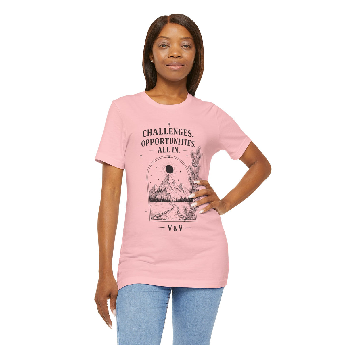 Challenges. Opportunities. | ALL IN Tee | Daybreak Edition