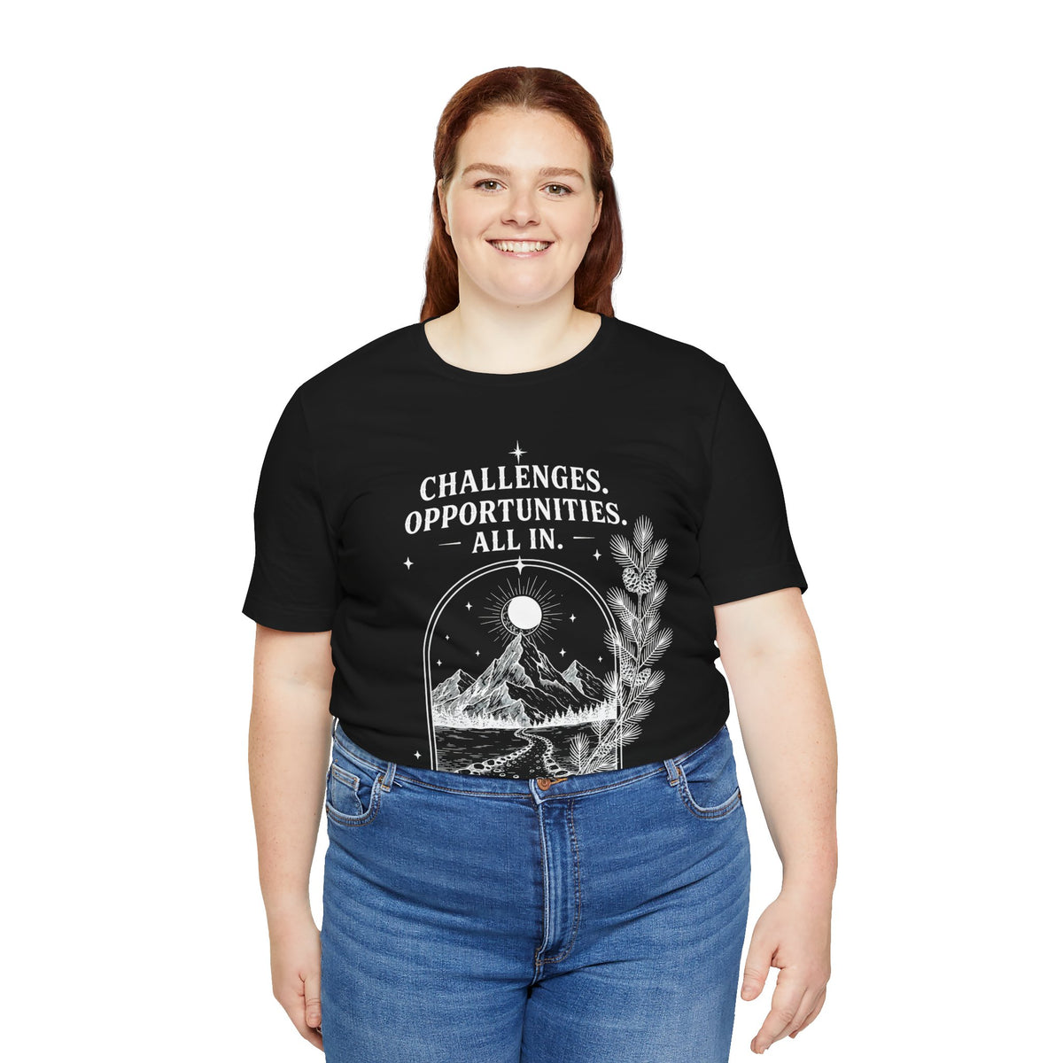 Challenges. Opportunities. | ALL IN Tee | Midnight Edition