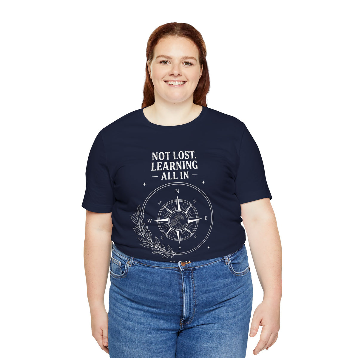 Not Lost. Learning. | ALL IN Tee | Midnight Edition