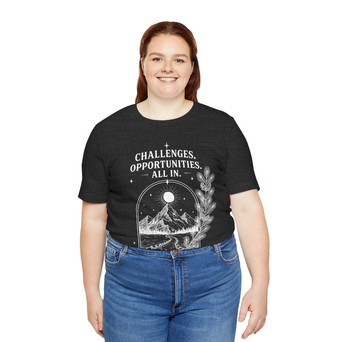 Challenges. Opportunities. | ALL IN Tee | Midnight Edition