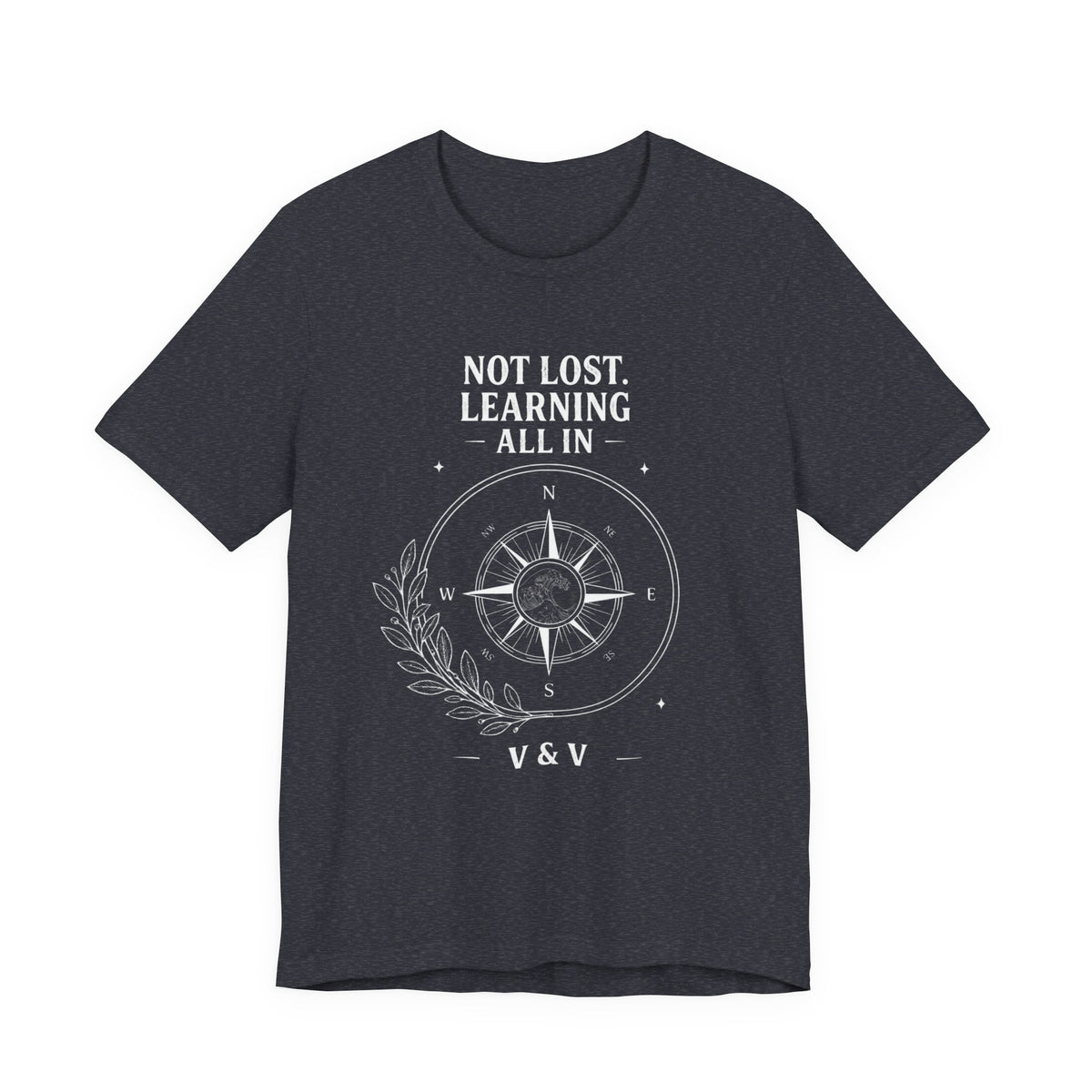 Not Lost. Learning. | ALL IN Tee | Midnight Edition