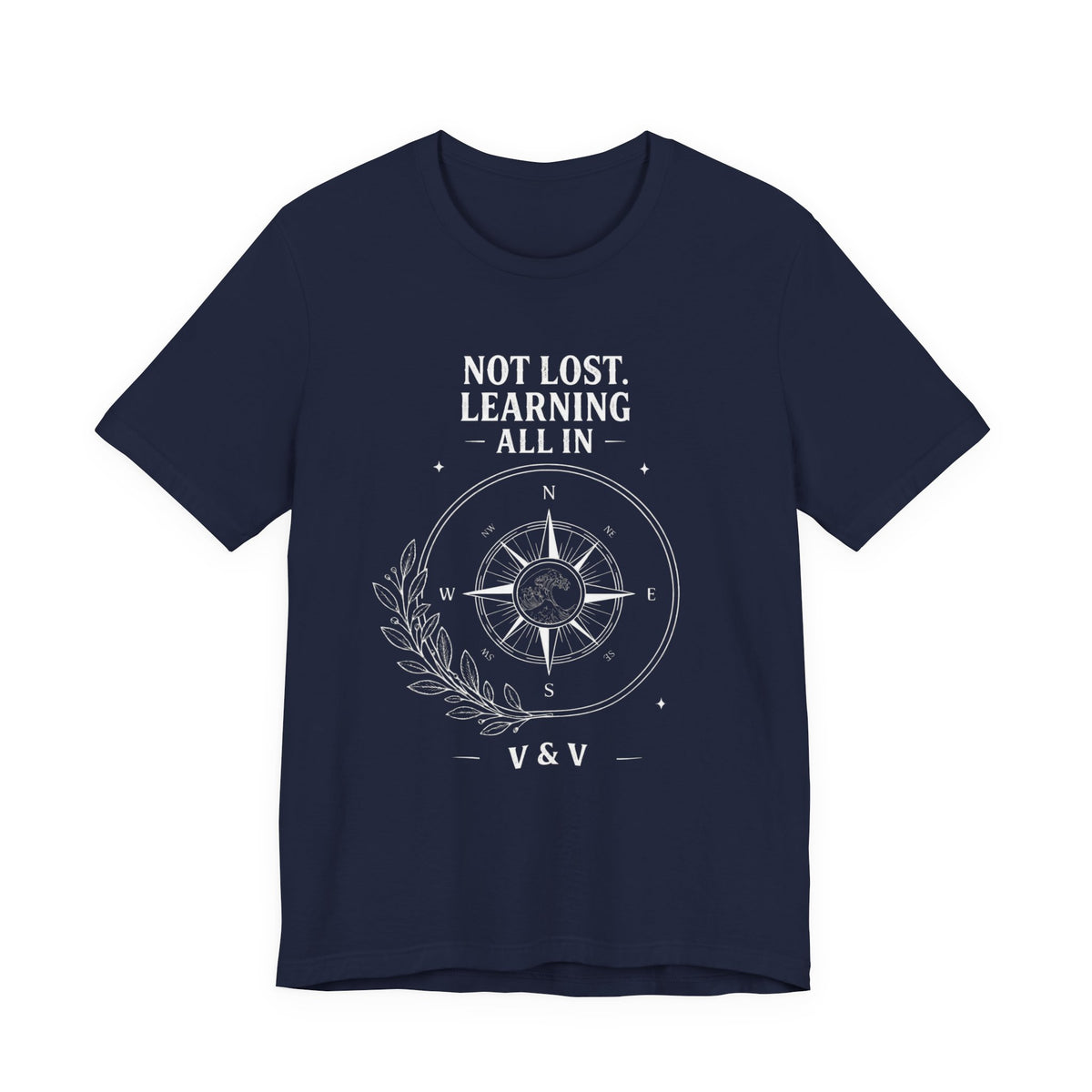 Not Lost. Learning. | ALL IN Tee | Midnight Edition