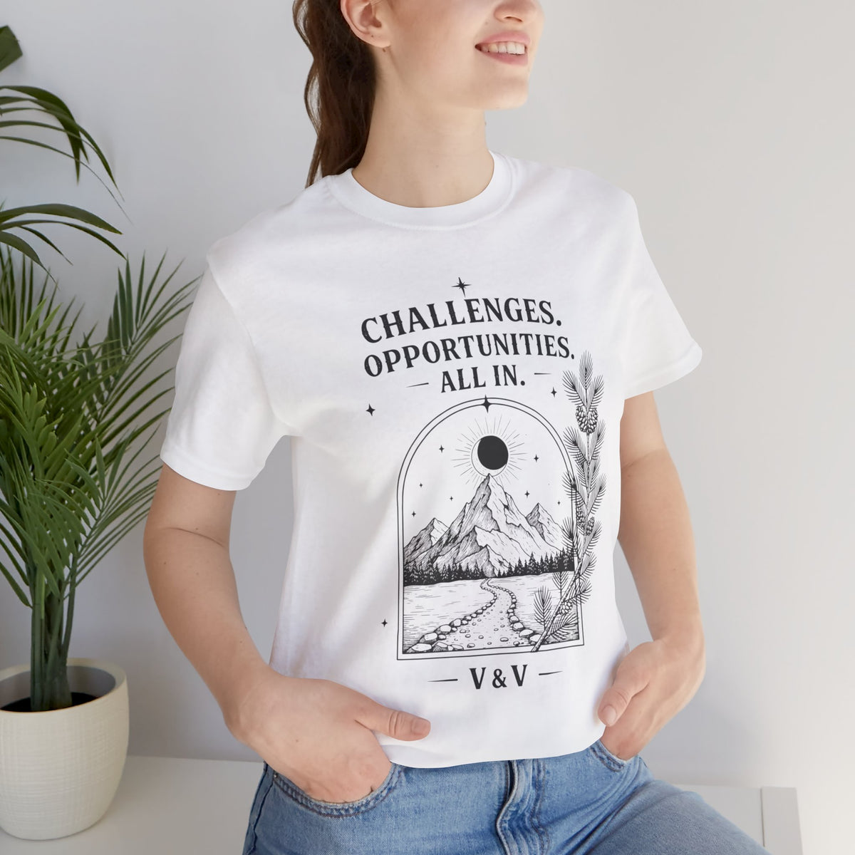 Challenges. Opportunities. | ALL IN Tee | Daybreak Edition