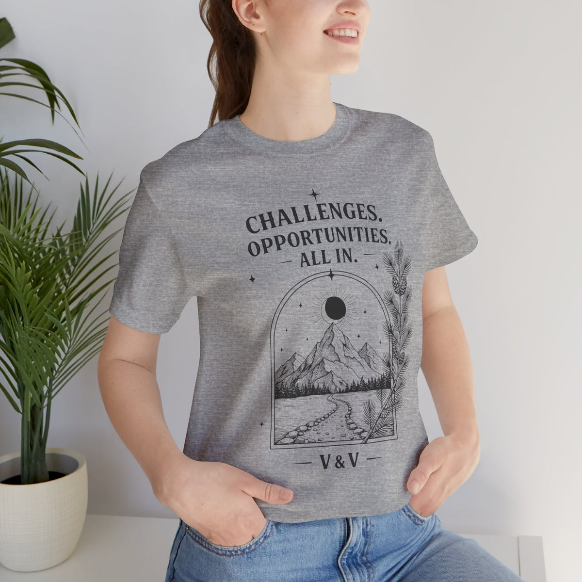 Challenges. Opportunities. | ALL IN Tee | Daybreak Edition