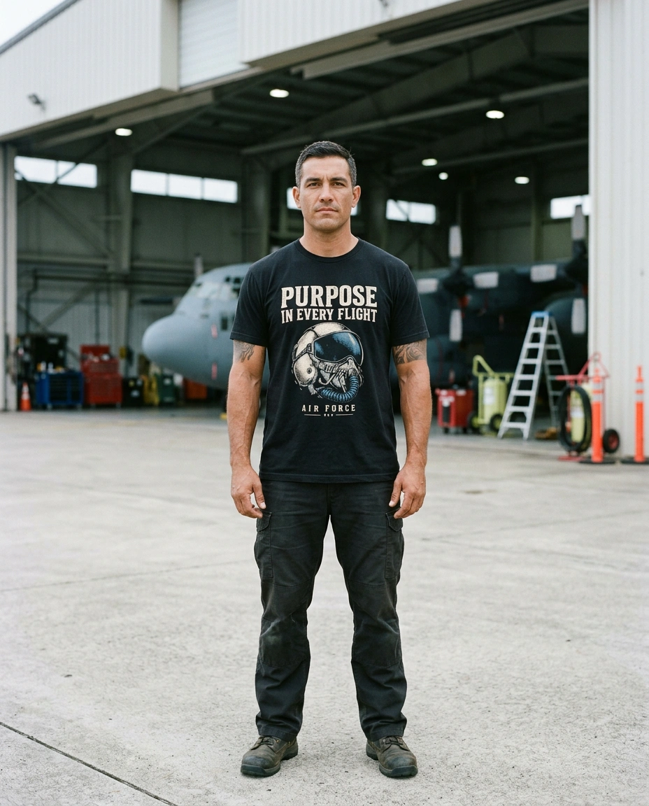 Purpose in Every Flight - Air Force Tee