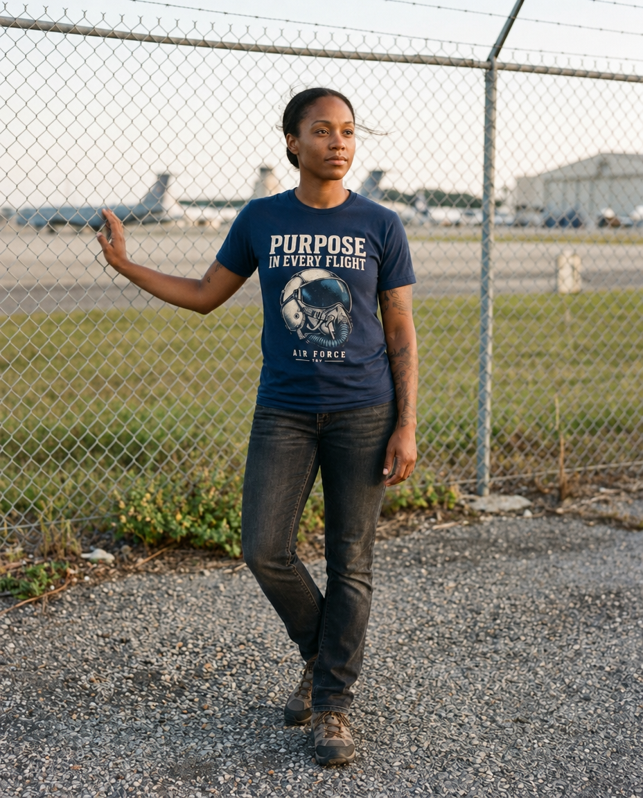 Purpose in Every Flight - Air Force Tee