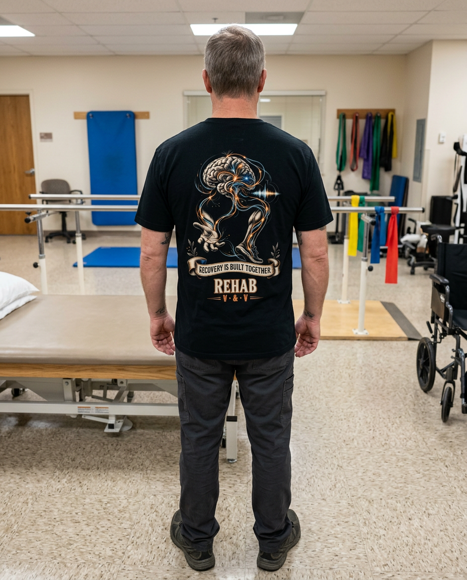 Recovery Is Built Together — Rehab Tee