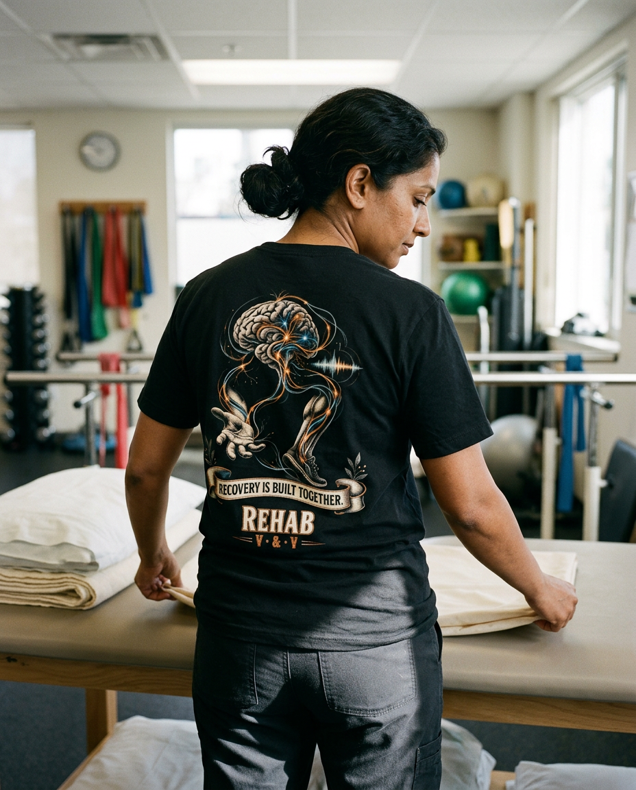 Recovery Is Built Together — Rehab Tee